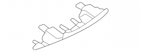 Rear center console trim Volkswagen ID.4 21-22 black