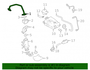 EGR Pipe Nissan Altima 19-24 2.5