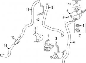 Honda Accord 23- inverter cooling pump bracket