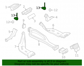 Audi A3 8V 15-20 Cabin Temperature Sensor