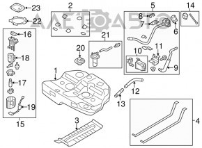 Fuel pump for Hyundai Azera 12-17