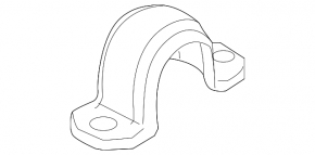 Left front stabilizer bar mounting bracket for BMW 3 G20 22-25 plug-in