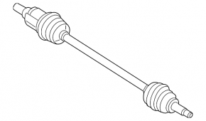 Drive axle shaft rear left Mini Cooper Countryman R60 10-16