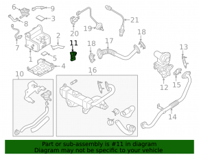 Map Sensor Kia Forte 19-22 2.0