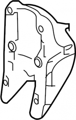 Front right suspension bearing bracket Infiniti QX30 17-