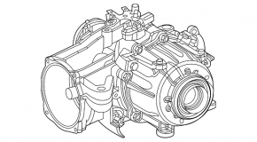 Rear differential gearbox Toyota Highlander 20-24 2.4, 3.5 AWD