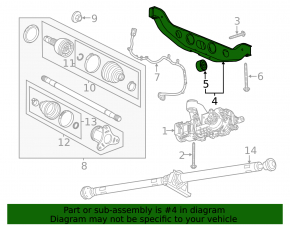 Gearbox Mount Bracket Buick Encore 13-19