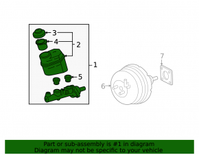 Toyota Avalon 05-07 Master Brake Cylinder with Reservoir
