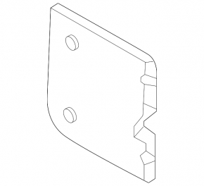 Front mudguard hatch left lower BMW 7 G11 G12 16-19