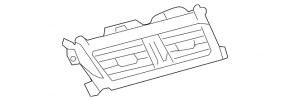 Central air duct Lexus Hs250h 10-12
