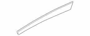 Door trim molding card rear left VW Passat 20-22 gray