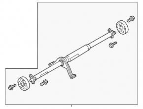 Drive shaft driveshaft Audi A3 8V 15-20 4d, 5d