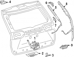 Toyota Rav4 19- Trunk Door Lock