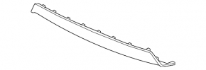 Rear bumper lower trim Honda Civic X FC 19-21 4d