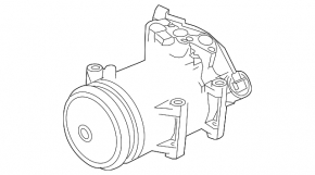 Subaru Legacy 10-14 Air Conditioning Compressor