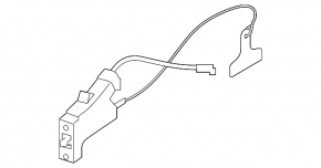 Fuel filler flap lock Kia Optima 11-15