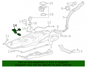 Lexus NX300h 15-21 Fuel Level Sensor