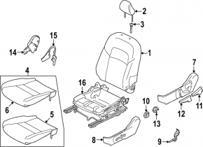 Driver's seat Nissan Sentra 20-23