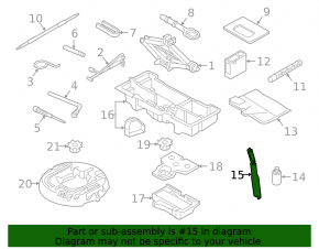 Box end wrench Audi A4 B9 17-25