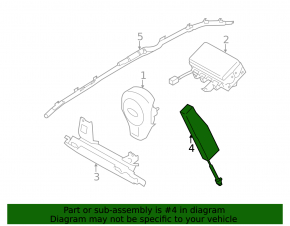 Subaru Forester 14-18 SJ front right seat airbag