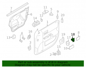 Ford Flex 09-19 Brake Pedal Height Adjustment Button
