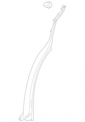 Side door seal, rear right, Mercedes H247 GLA 20-26