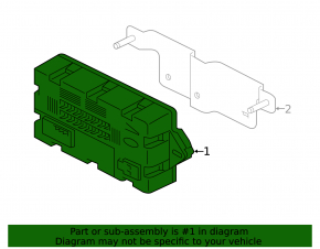 Jaguar F-Pace X761 17-20 Trunk Fuse Box