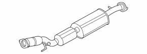 Intake pipe with catalytic converter Nissan Sentra 20-21