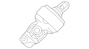 Steering cardan shaft lower Cadillac CTS 14- AWD