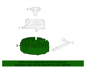 Foam for Chevrolet Impala 14-20 tool