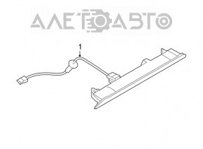 Brake light Nissan Rogue Sport 17-22 missing glass fragment