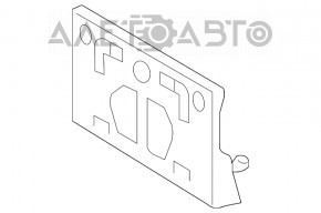 Front license plate area for Lexus RX350 RX450h 13-15 rest, structure