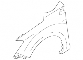 Front left fender Subaru Impreza 17-23 GK