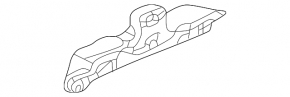 Rear bumper mount left foam plastic Mitsubishi Eclipse Cross 18-20