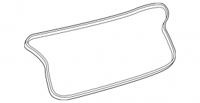 Lexus IS 14-20 trunk lid seal