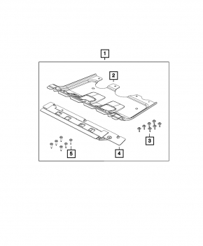 Engine Guard Front Jeep Cherokee KL 14-18 Metal
