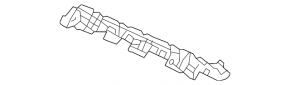 Rear bumper mount right outer Honda Civic XI FE/FL 22- upper 4d