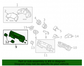 Climate control Honda Civic X FC 18-21 manual