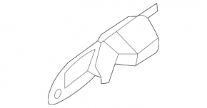 Front right door handle cap for Hyundai Sonata 20-23