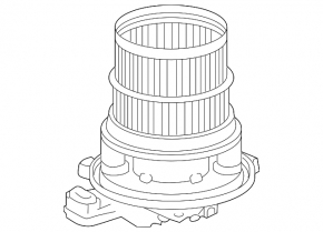 Heater Fan Motor Lexus RX350 RX450h 16-22