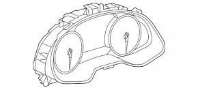 Audi Q5 80A 21-24 instrument cluster large display