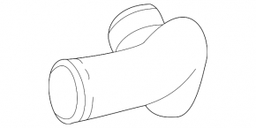 Intercooler pipe left Mercedes W164 ML 07-11 3.0d