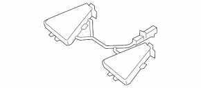 Mercedes A-class V177 19-22 lane keeping camera heater