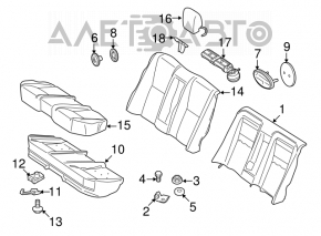 Mercedes W221 black rear headrest kit
