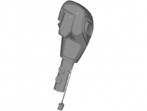 Ford Transit Connect MK2 14-23 Black Rubber Gear Shift Knob
