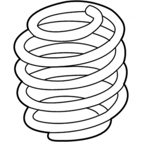 Front left spring for Lincoln MKX 16-18