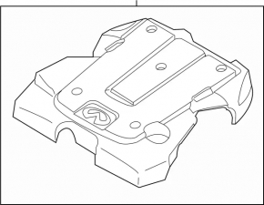 Engine Cover Infiniti G25 G35 4d 06-14
