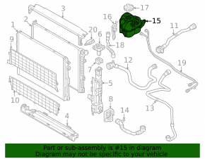 Coolant expansion tank for BMW i4 21-25 I4. Edrive35, edrive40, M50, xdrive40, Edrive35, edrive40