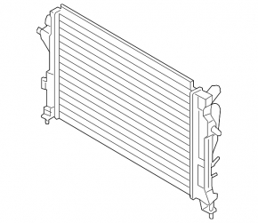 Water cooling radiator for Hyundai Kona 18-21 2.0