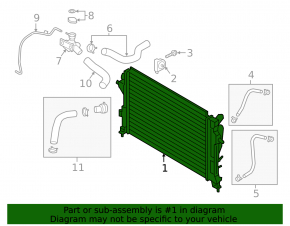 Radiator cooling water Hyundai Kona 18-23 2.0
